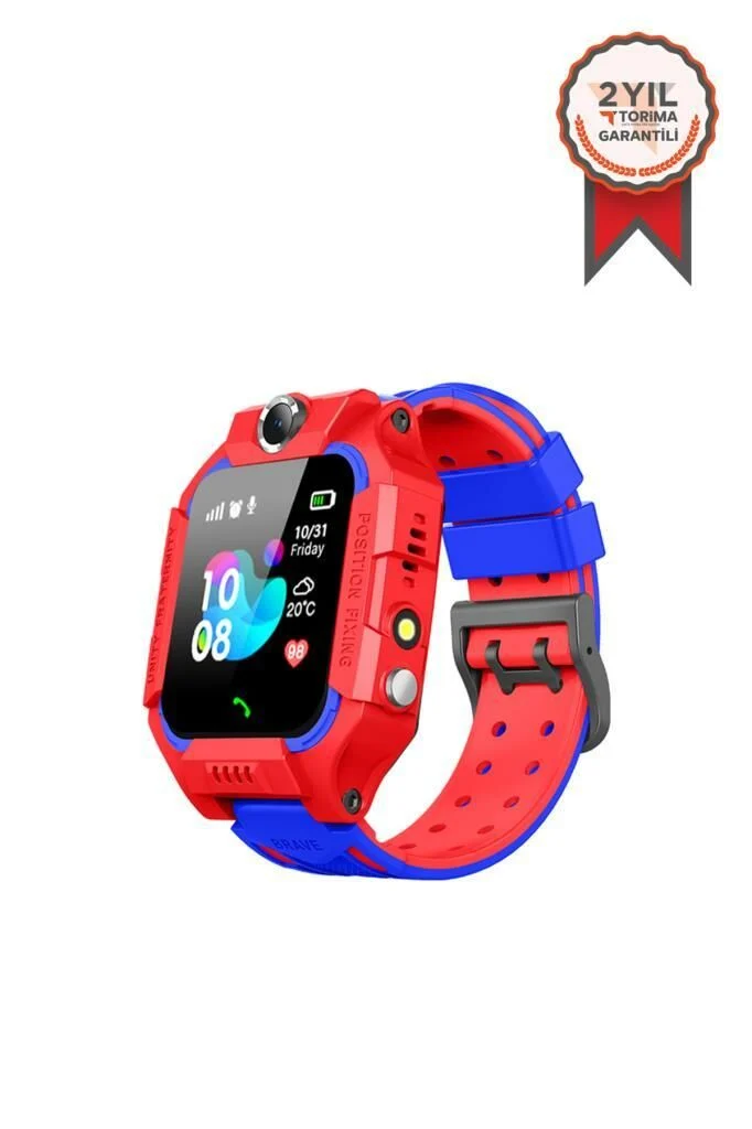 Z6 Çocuk Konum Takipli GSM Destekli Gps Özellikli Akıllı Saat Kırmızı Btk Onaylı, Kapanmama Garanti